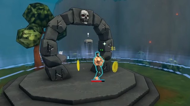 Megabonk Megachad standing on boss altar