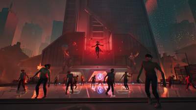 Zombies overtaking city in marvel rivals